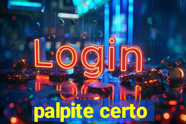 palpite certo