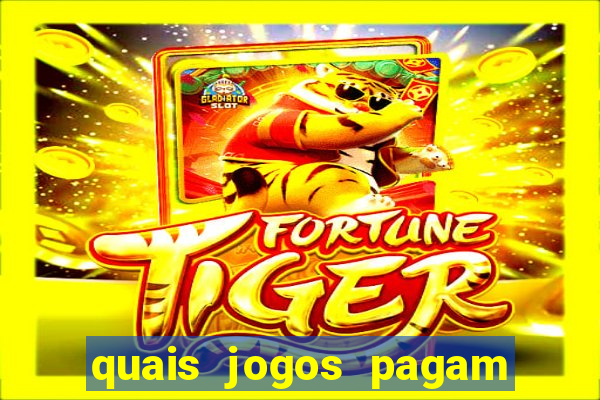 quais jogos pagam de verdade no pix