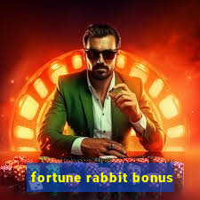 fortune rabbit bonus