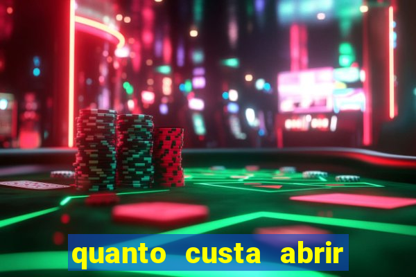 quanto custa abrir um cassino online