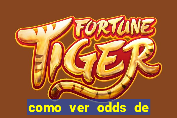 como ver odds de jogos passados