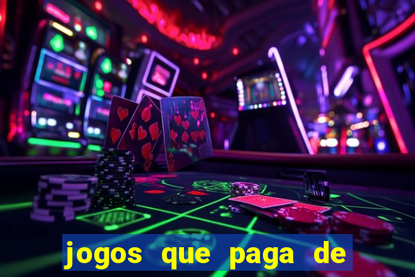 jogos que paga de verdade no pix