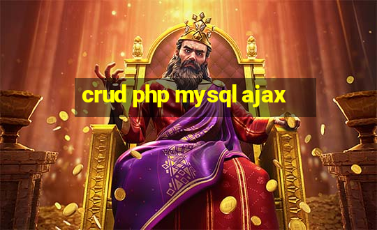 crud php mysql ajax