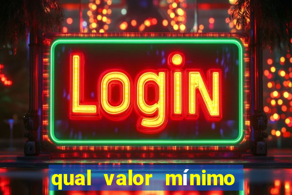 qual valor mínimo para jogar no tigrinho