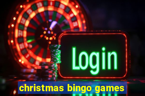 christmas bingo games