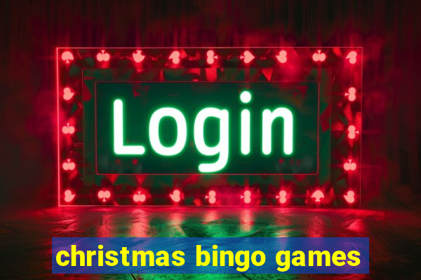 christmas bingo games