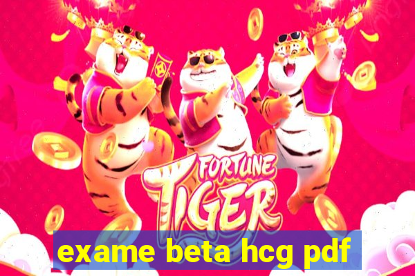 exame beta hcg pdf