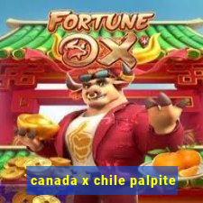 canada x chile palpite