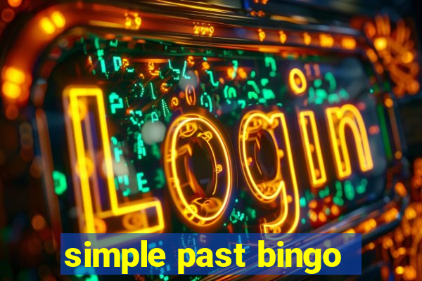 simple past bingo