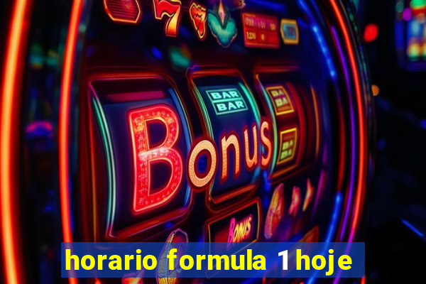 horario formula 1 hoje