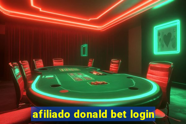 afiliado donald bet login