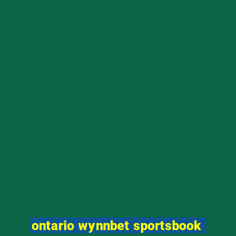 ontario wynnbet sportsbook