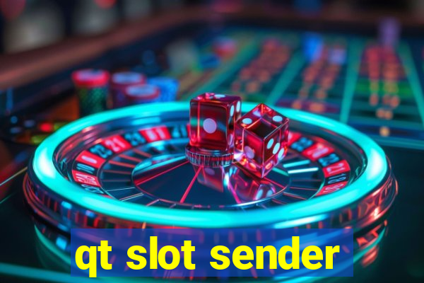 qt slot sender