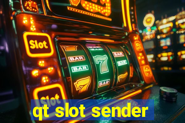 qt slot sender