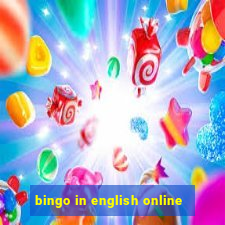 bingo in english online