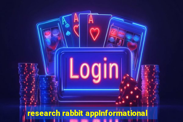 research rabbit appInformational