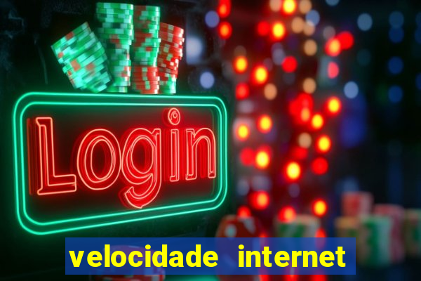 velocidade internet para jogar online