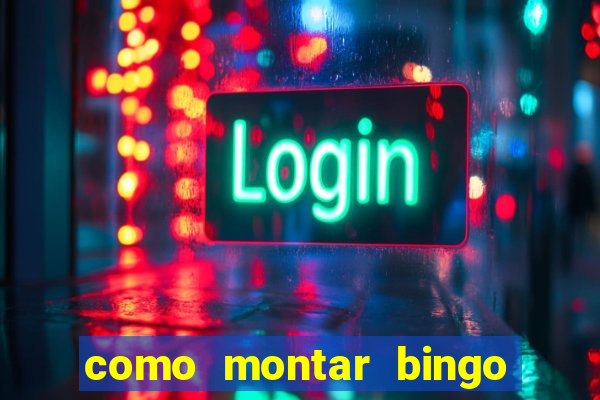 como montar bingo brinquedos toia