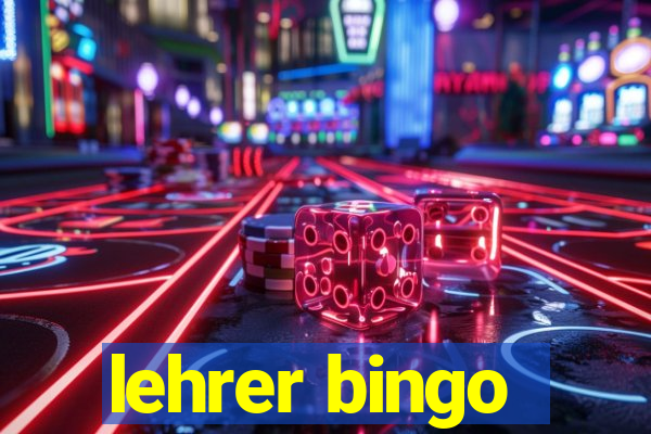 lehrer bingo