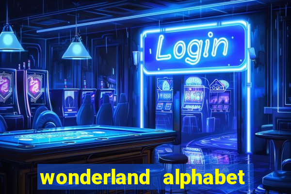 wonderland alphabet comic studio