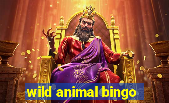 wild animal bingo