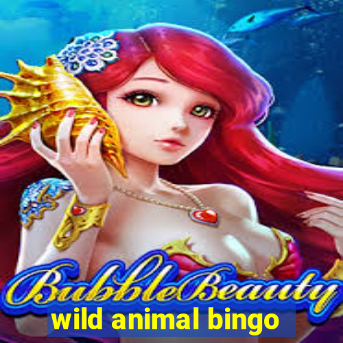 wild animal bingo