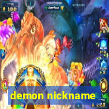 demon nickname