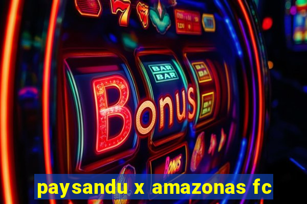 paysandu x amazonas fc