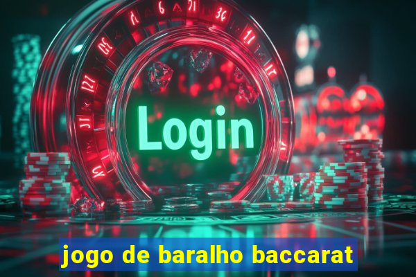 jogo de baralho baccarat