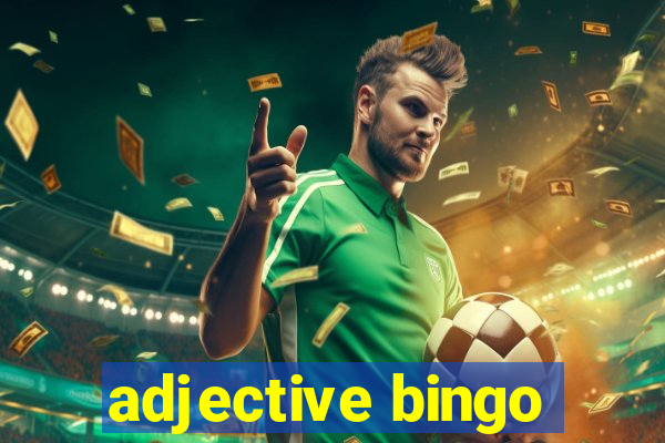 adjective bingo