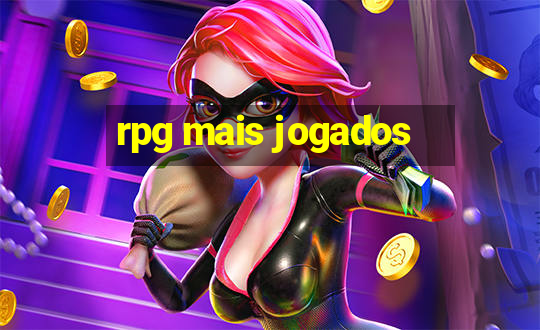 rpg mais jogados