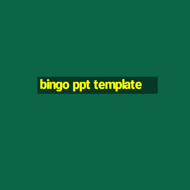 bingo ppt template