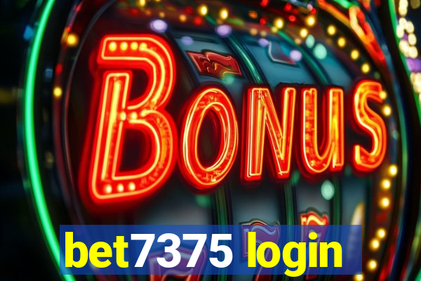 bet7375 login