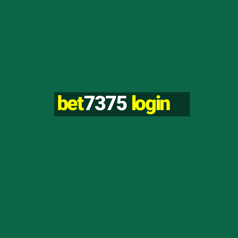 bet7375 login