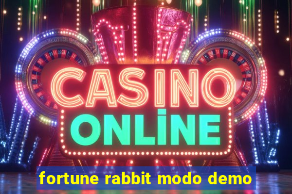 fortune rabbit modo demo