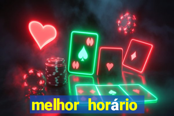 melhor horário para jogar fortune coelho hoje