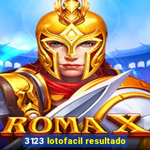 3123 lotofacil resultado