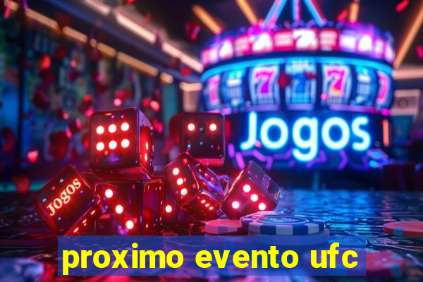 proximo evento ufc