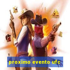 proximo evento ufc