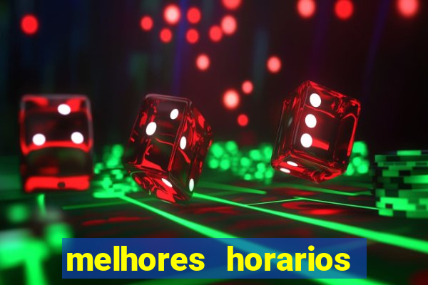 melhores horarios para jogar no fortune tiger