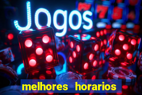 melhores horarios para jogar no fortune tiger