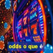 odds o que é