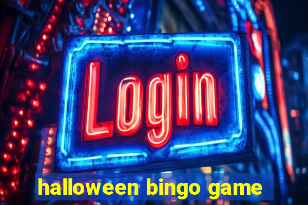 halloween bingo game