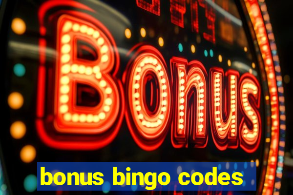 bonus bingo codes