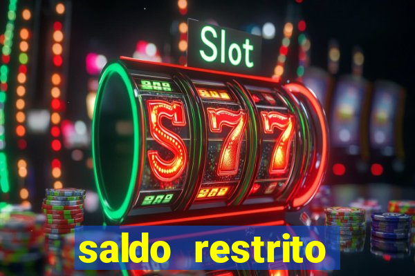 saldo restrito sporting bet