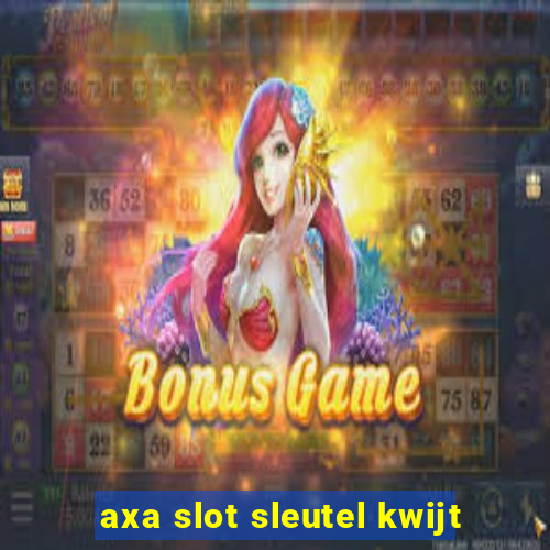 axa slot sleutel kwijt