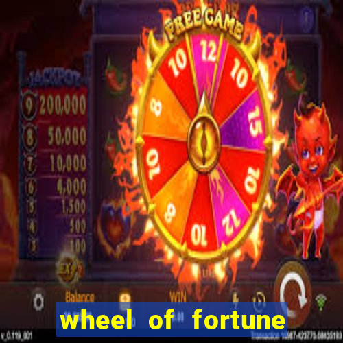 wheel of fortune slots machine