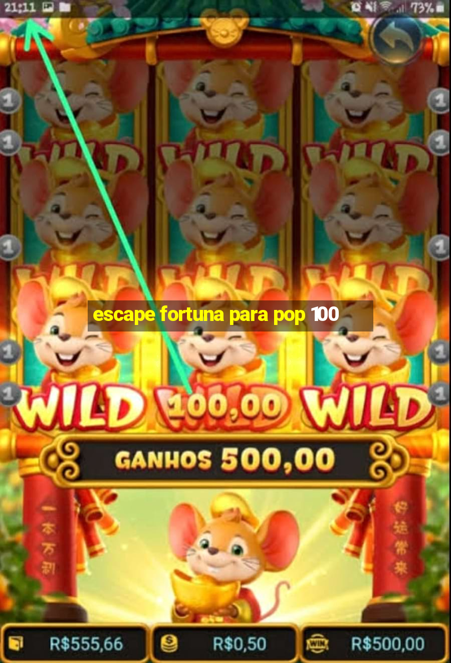 escape fortuna para pop 100