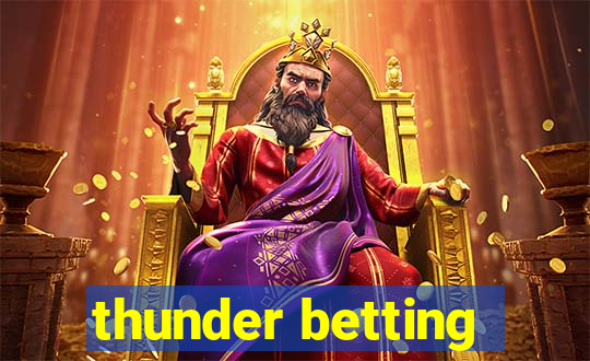 thunder betting