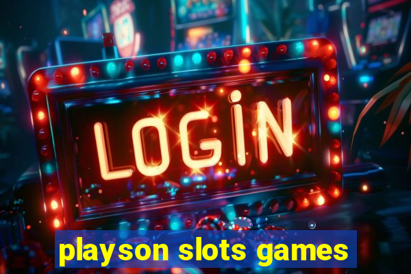 playson slots games